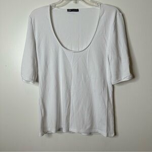 White Zara Women Top